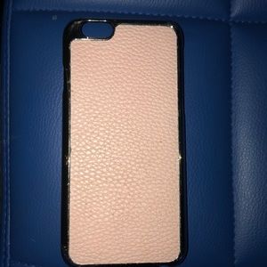 Pink and silver iPhone 6s case